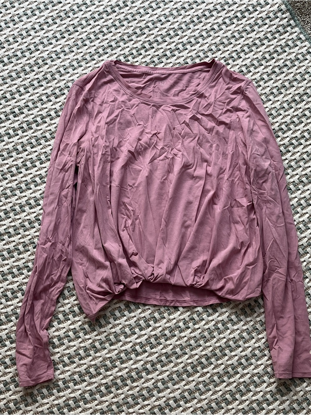 lululemon athletica Mauve Pink Long-Sleeve Crewneck Top